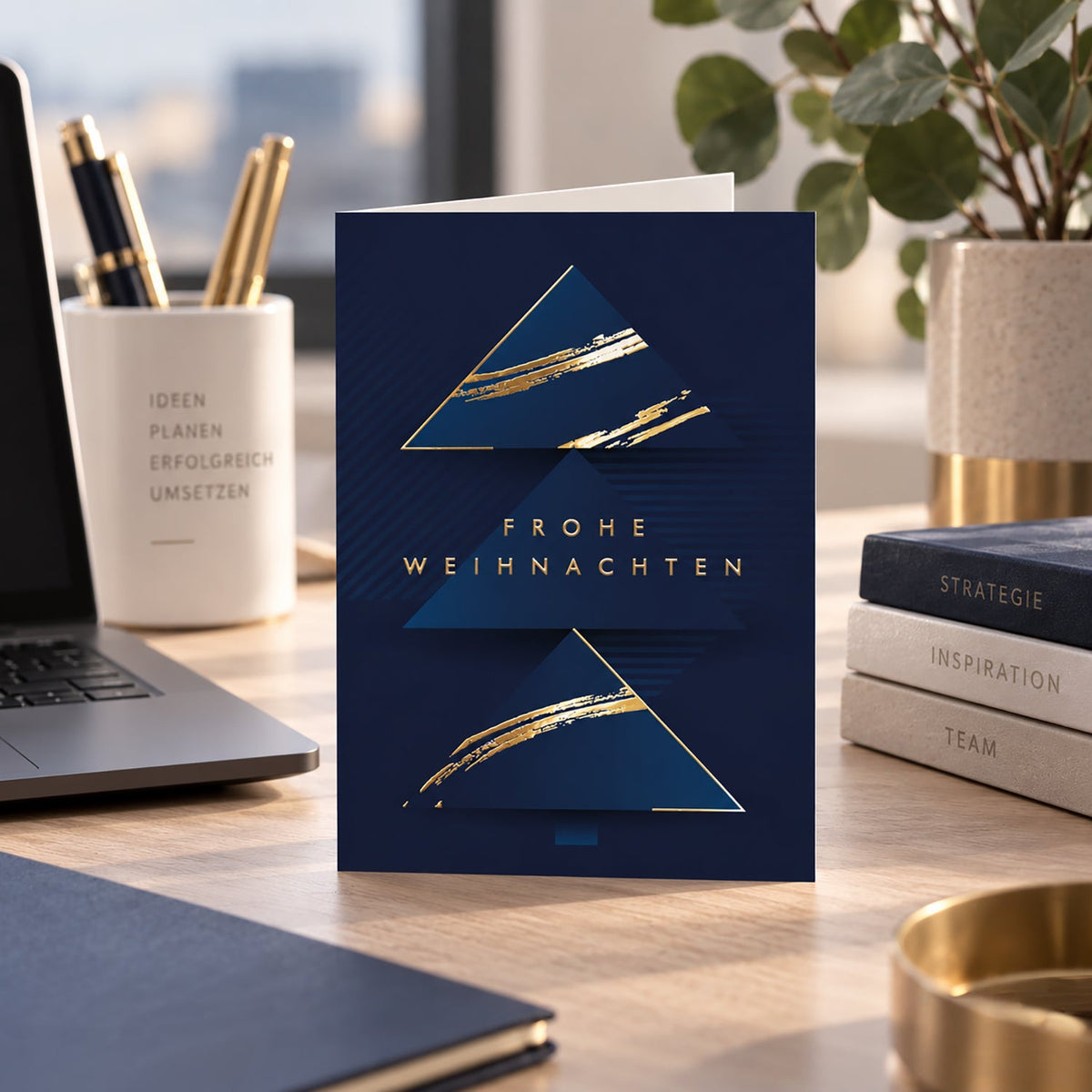 Design-Weihnachtskarten: Wie Unternehmen moderne Weihnachtsgrüße gestalten