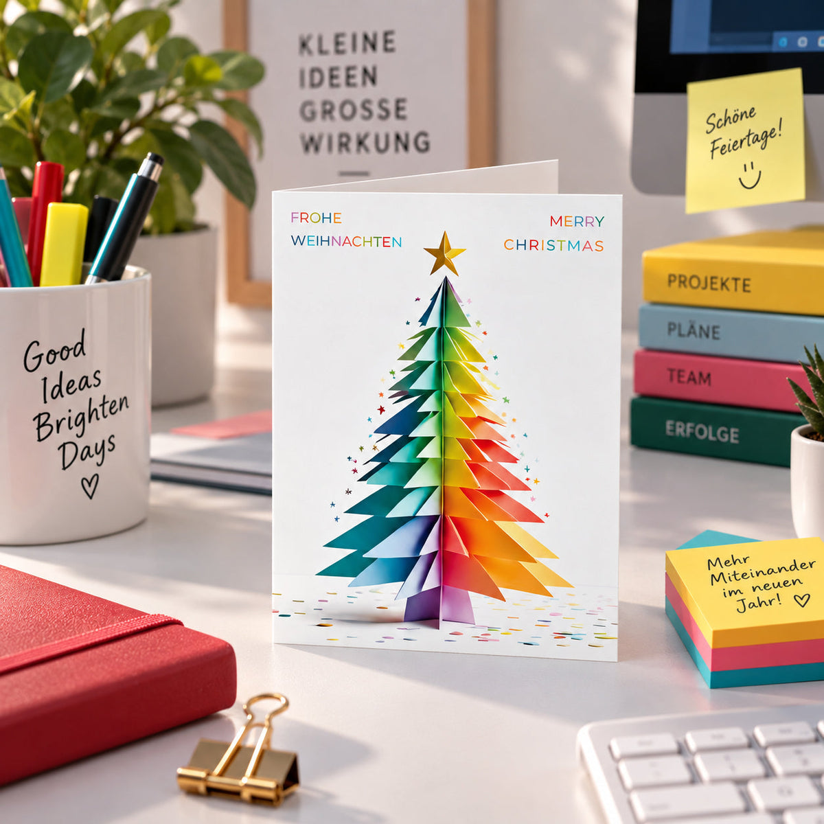 Klassische, moderne oder humorvolle Weihnachtskarte: Welcher Stil passt?