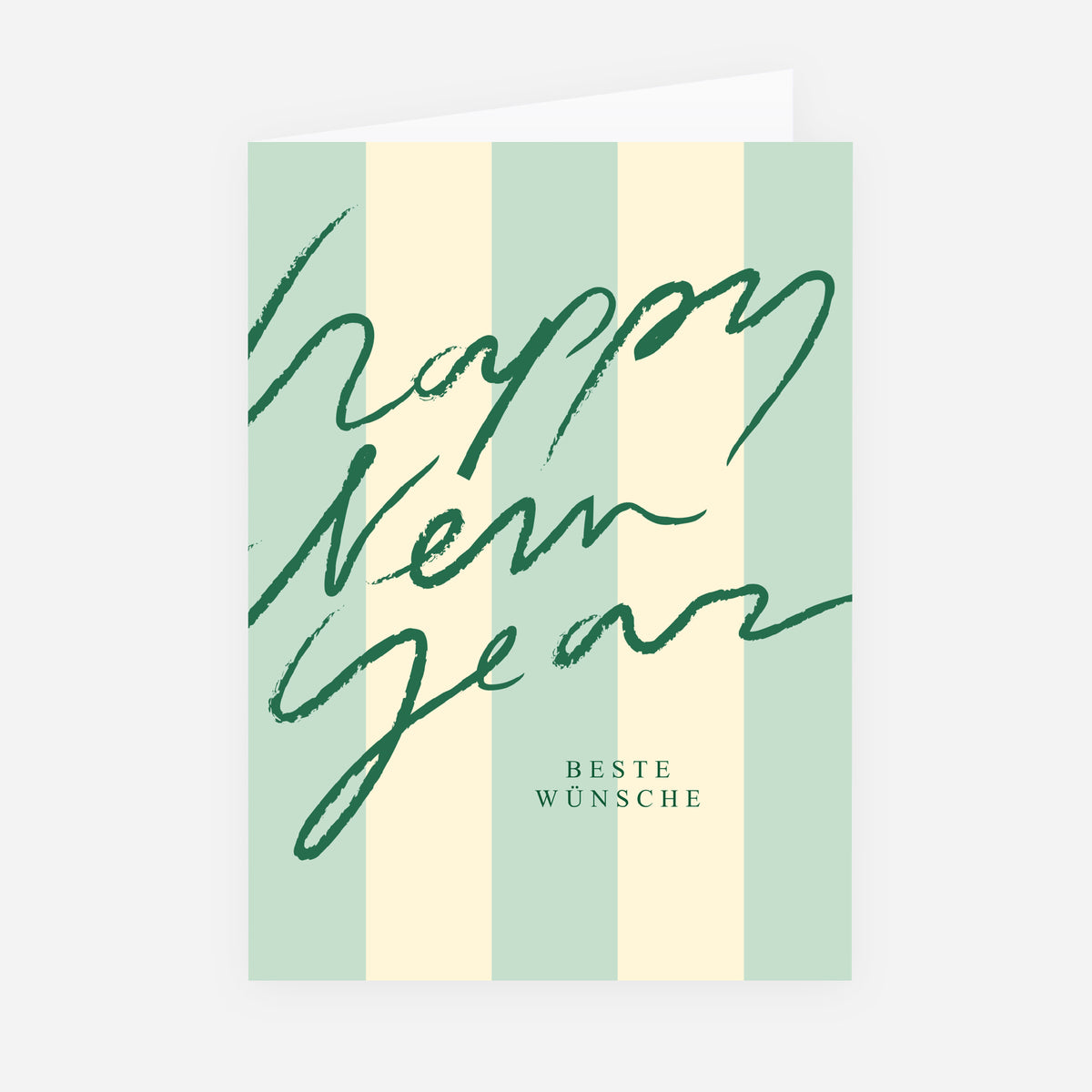 Handschriftliche Wünsche | Weihnachtskarte • Hochformat klappbar photo N° 1