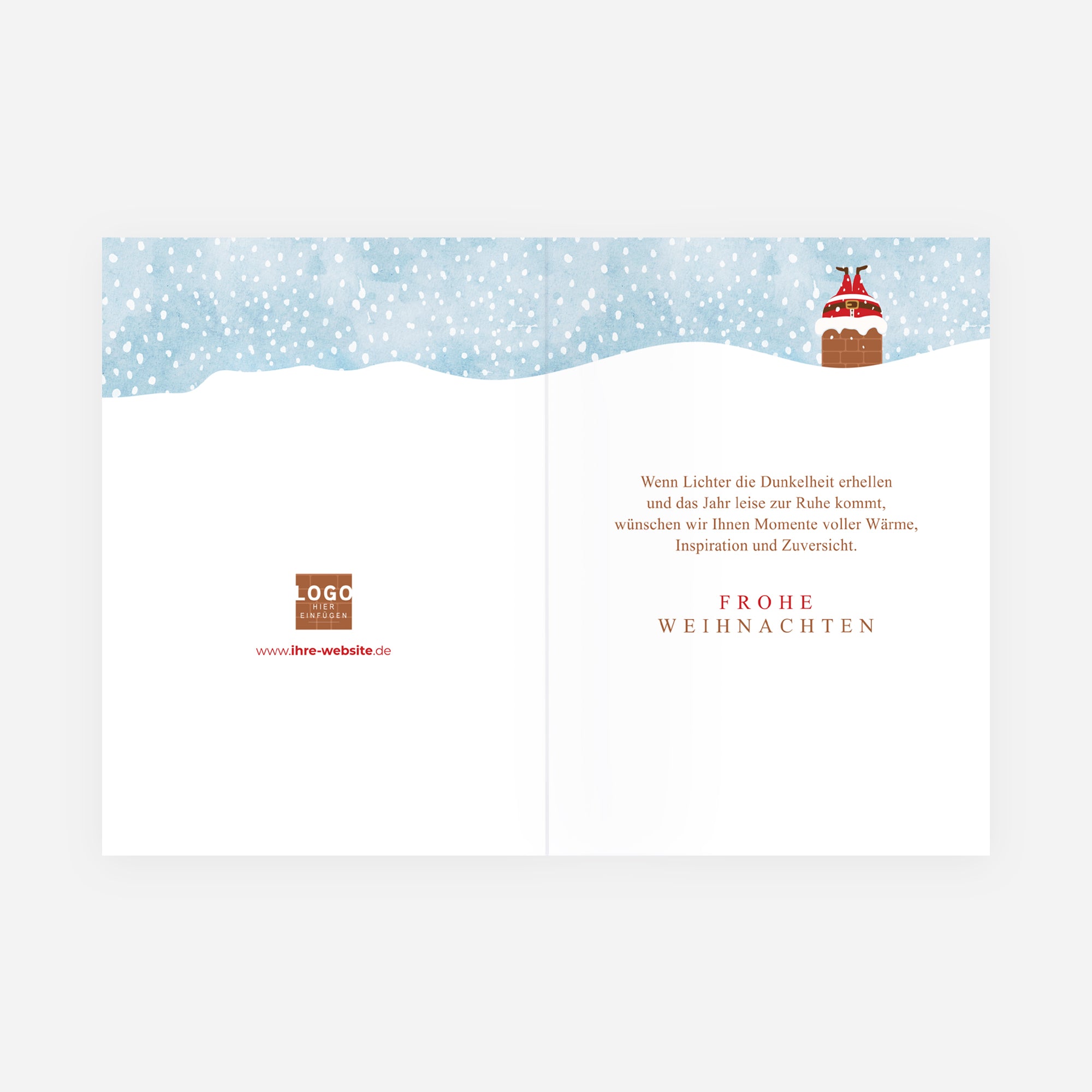 Weihnachtsüberraschung | Weihnachtskarte • Hochformat klappbar photo N° 2