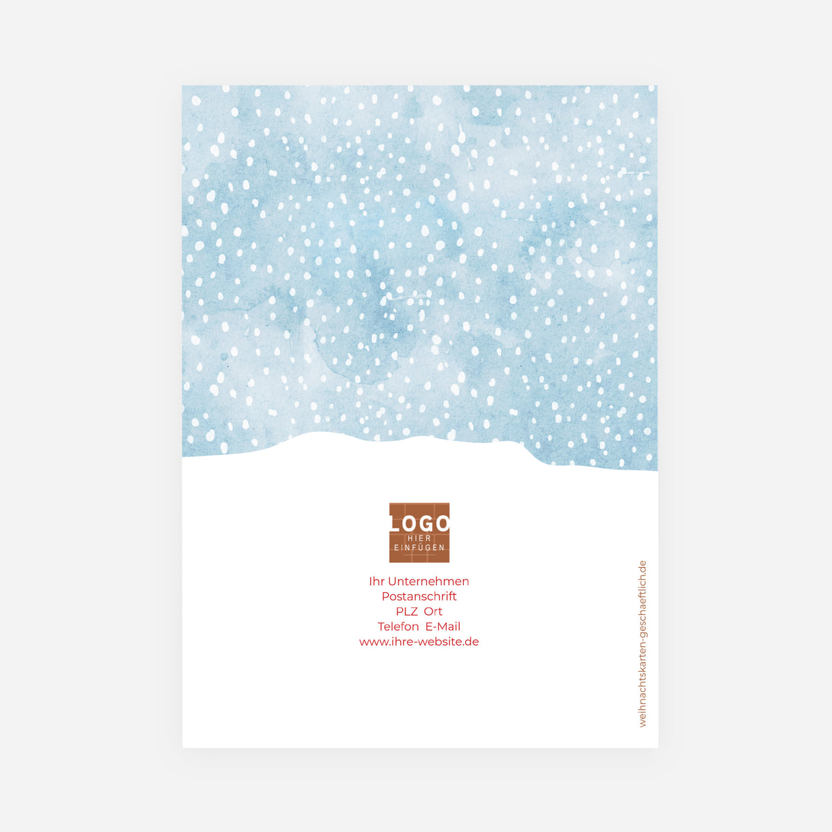Weihnachtsüberraschung | Weihnachtskarte • Hochformat klappbar photo N° 3