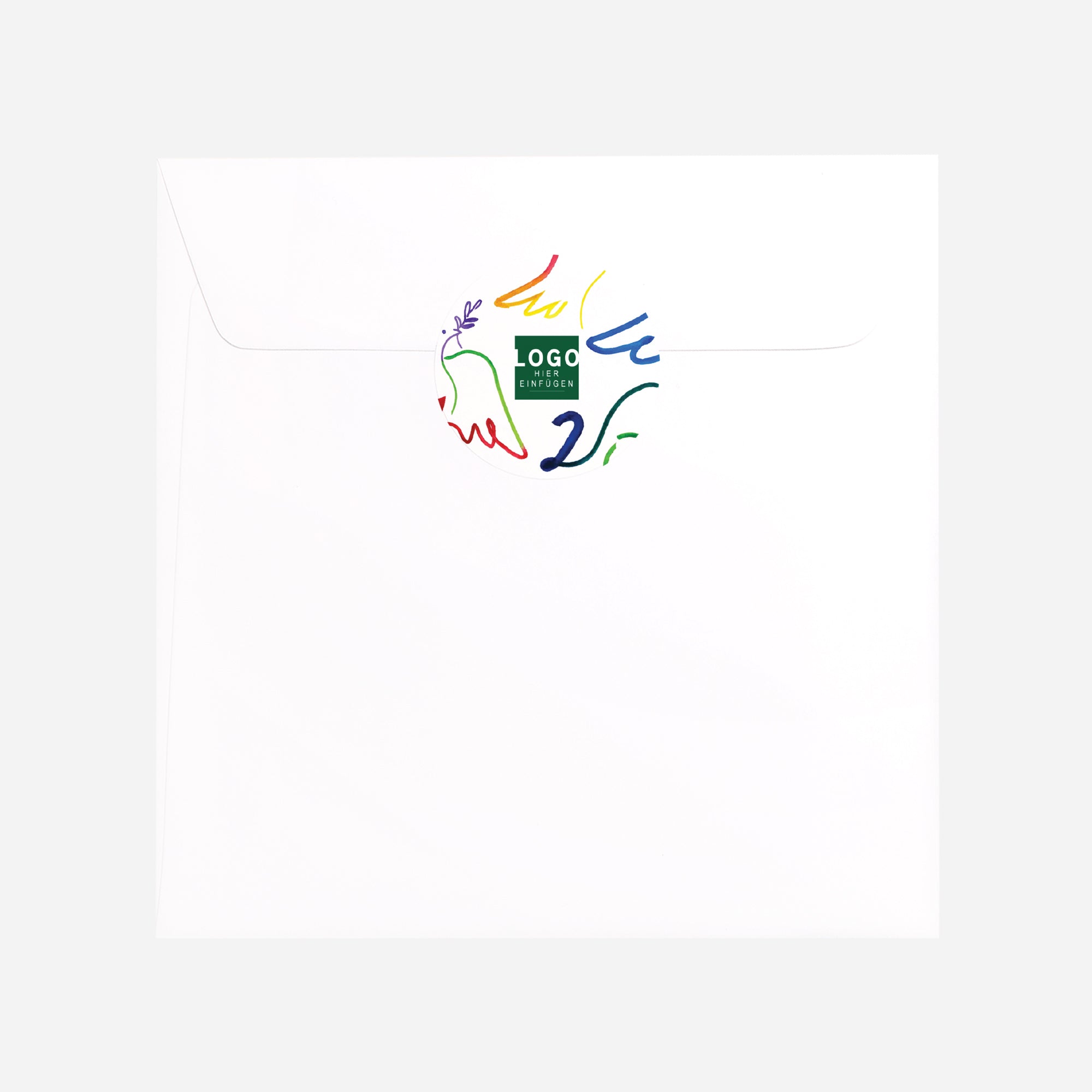 Farben des Friedens | Sticker • Rund photo N° 3