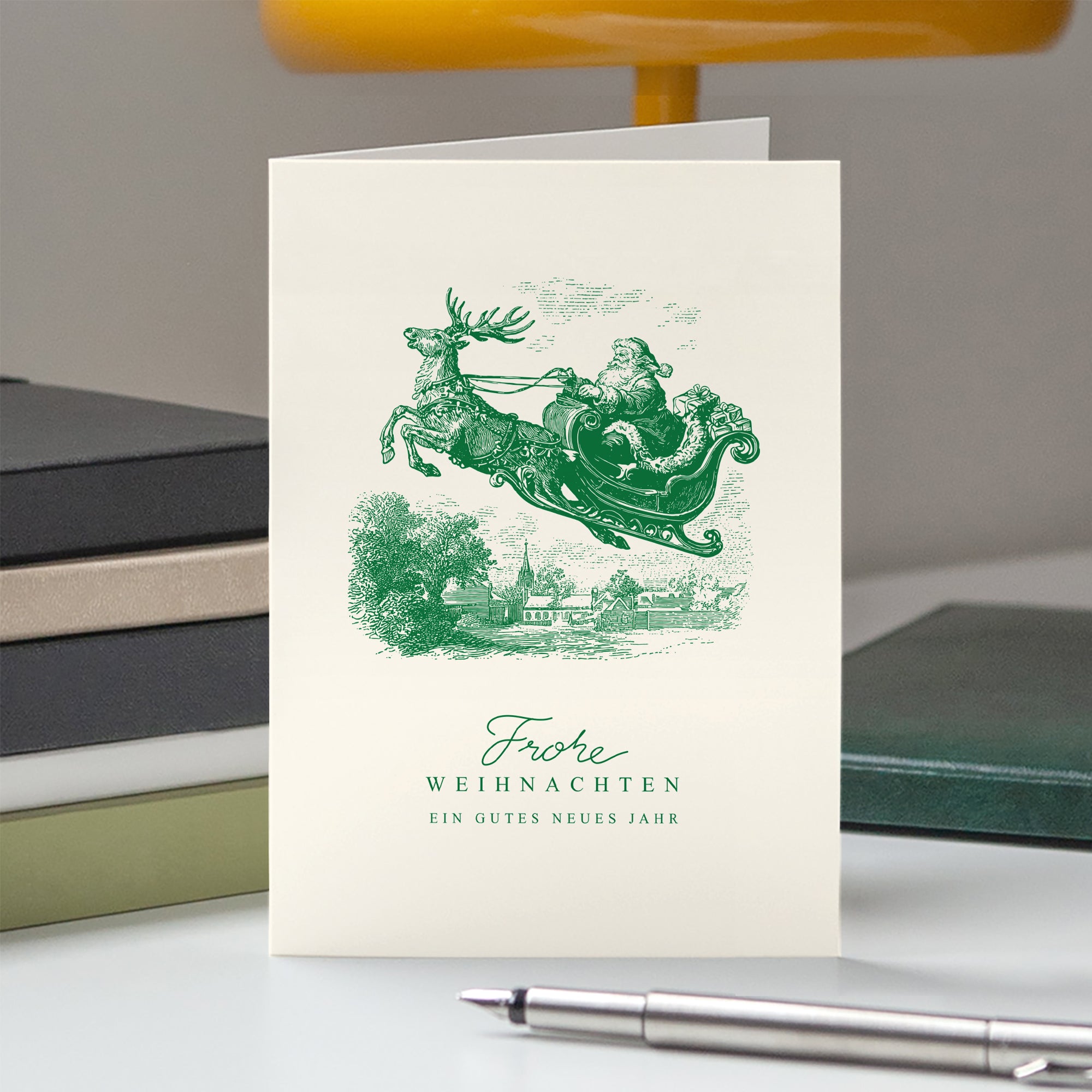 Winterliche Reise | Weihnachtskarte • Hochformat klappbar photo N° 5