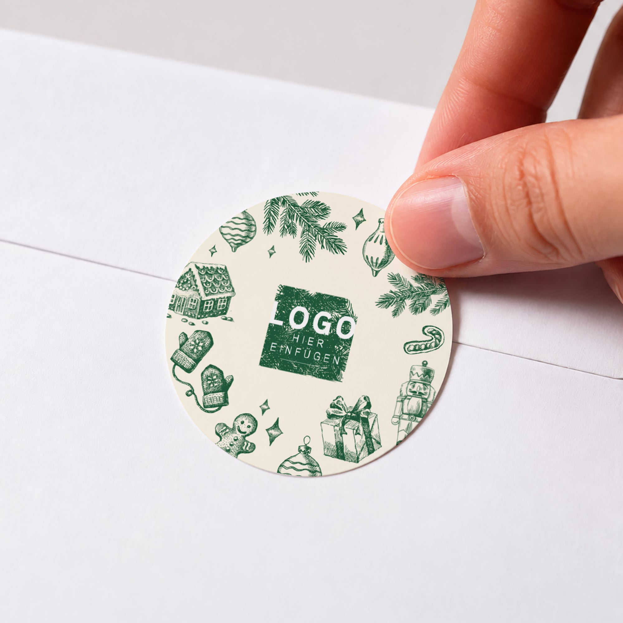 Festliche Erinnerungen | Sticker • Rund photo N° 1