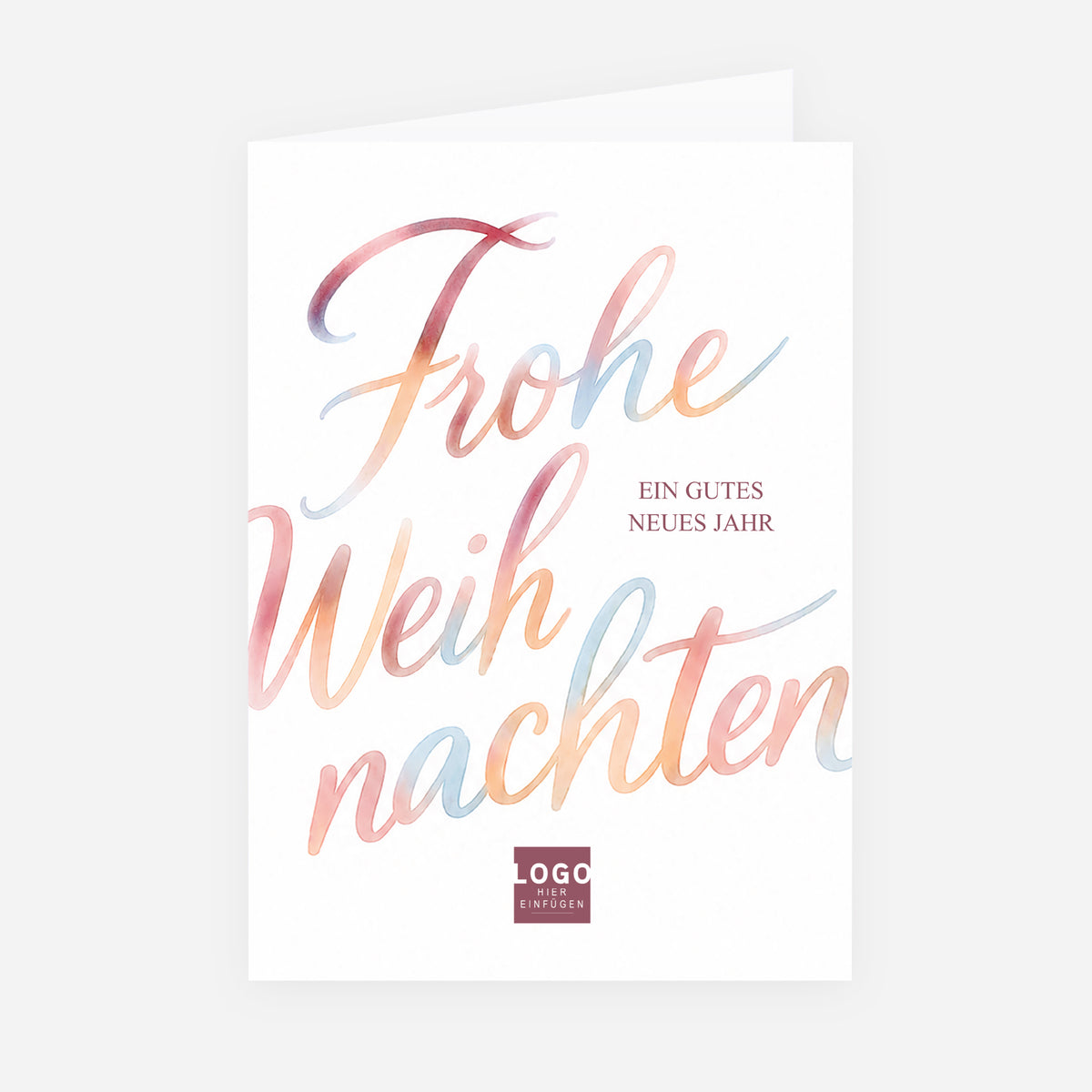 Lichtzauber | Weihnachtskarte • Hochformat klappbar photo N° 1