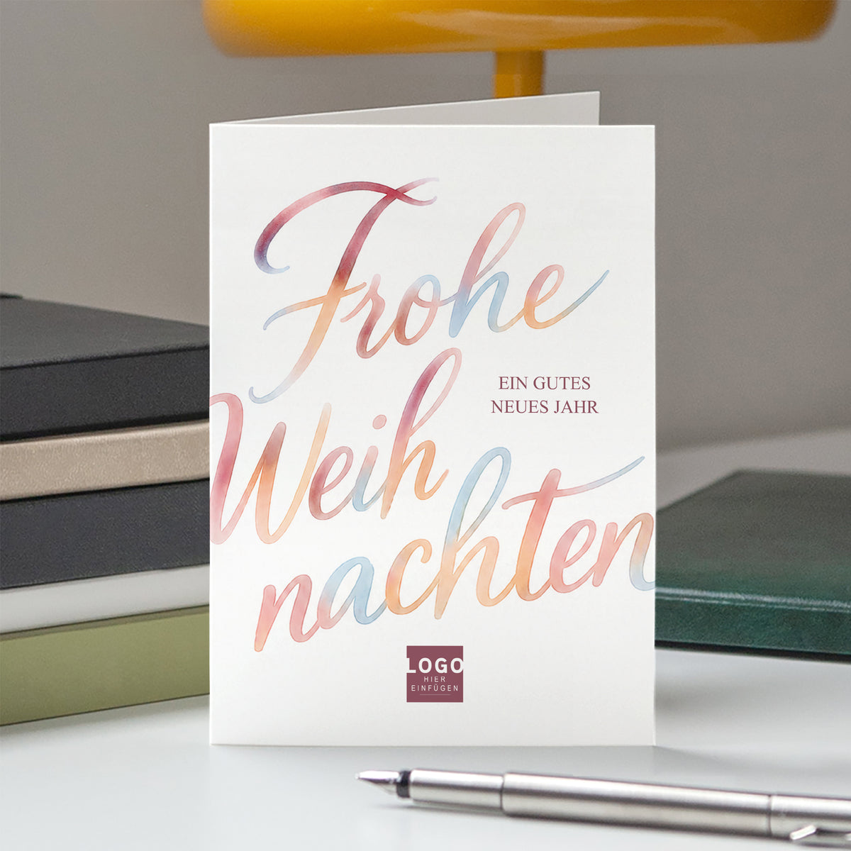 Lichtzauber | Weihnachtskarte • Hochformat klappbar photo N° 5