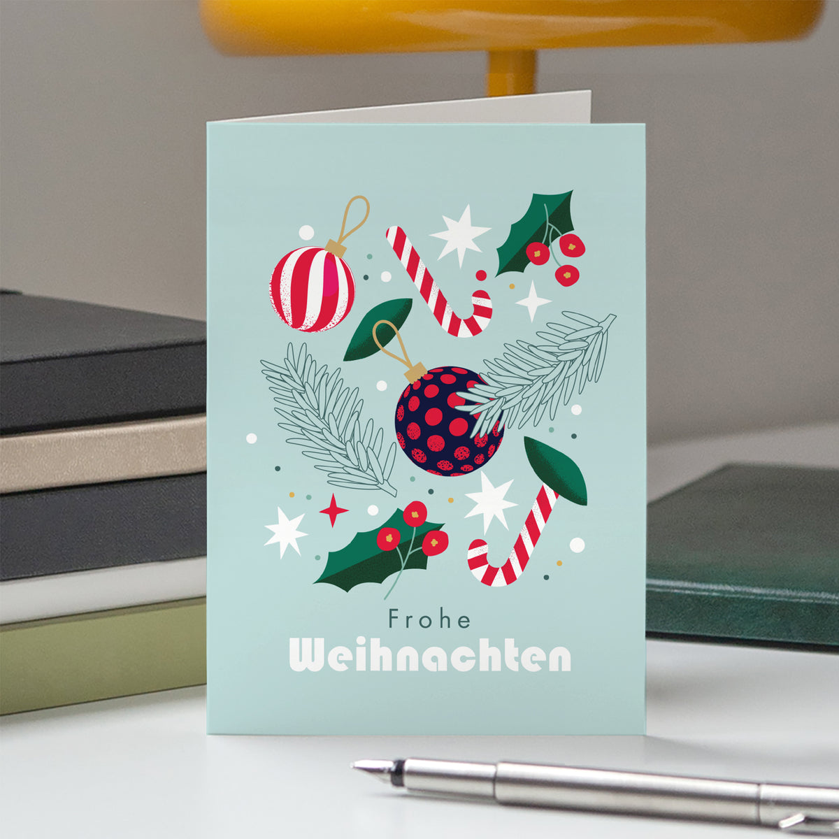 Weihnachtliche Köstlichkeiten | Weihnachtskarte • Hochformat klappbar photo N° 5