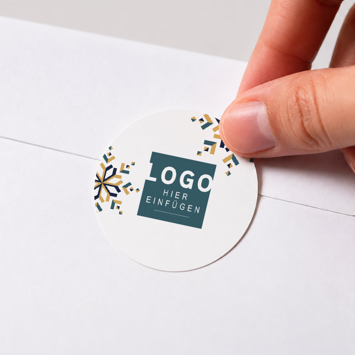Edelne Schneeflocke | Sticker • Rund photo N° 1