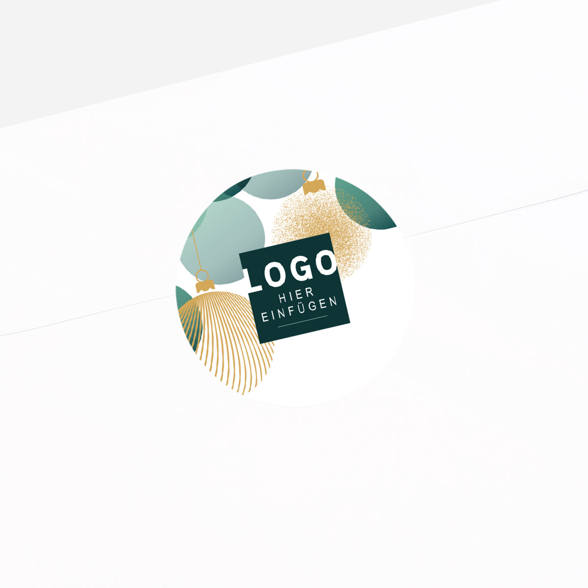 Goldene Ornamente | Sticker • Rund photo N° 2