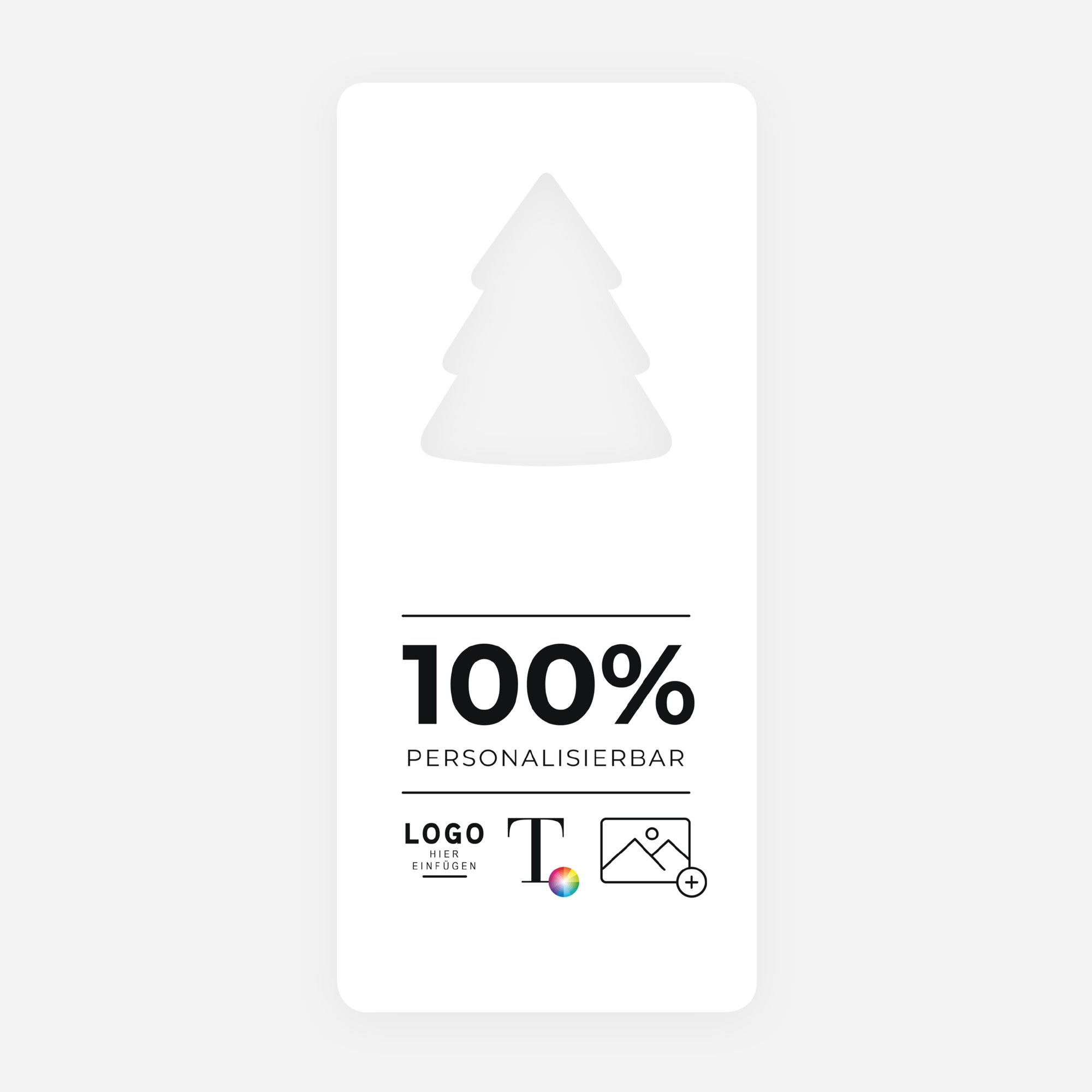 Mach es selbst | Weihnachtskarte • Ausgestanzter Tannenbaum photo N° 1
