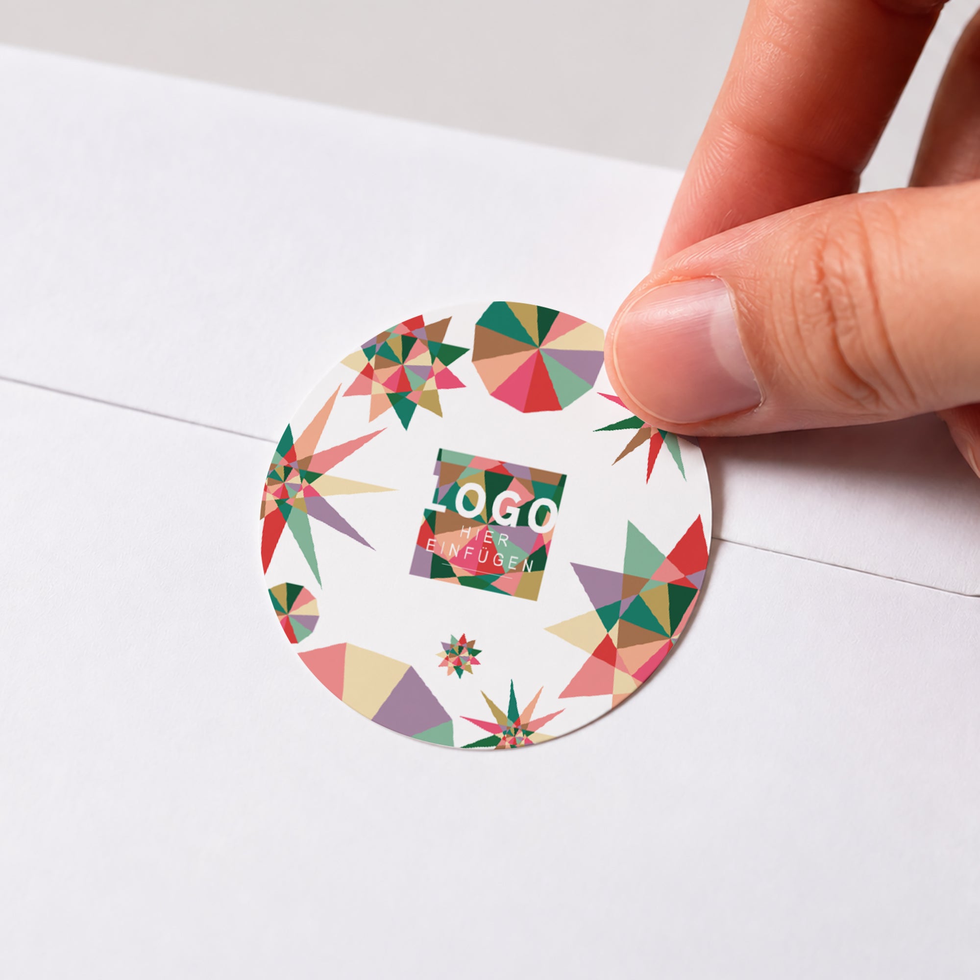 Leuchtender Stern | Sticker • Rund photo N° 1
