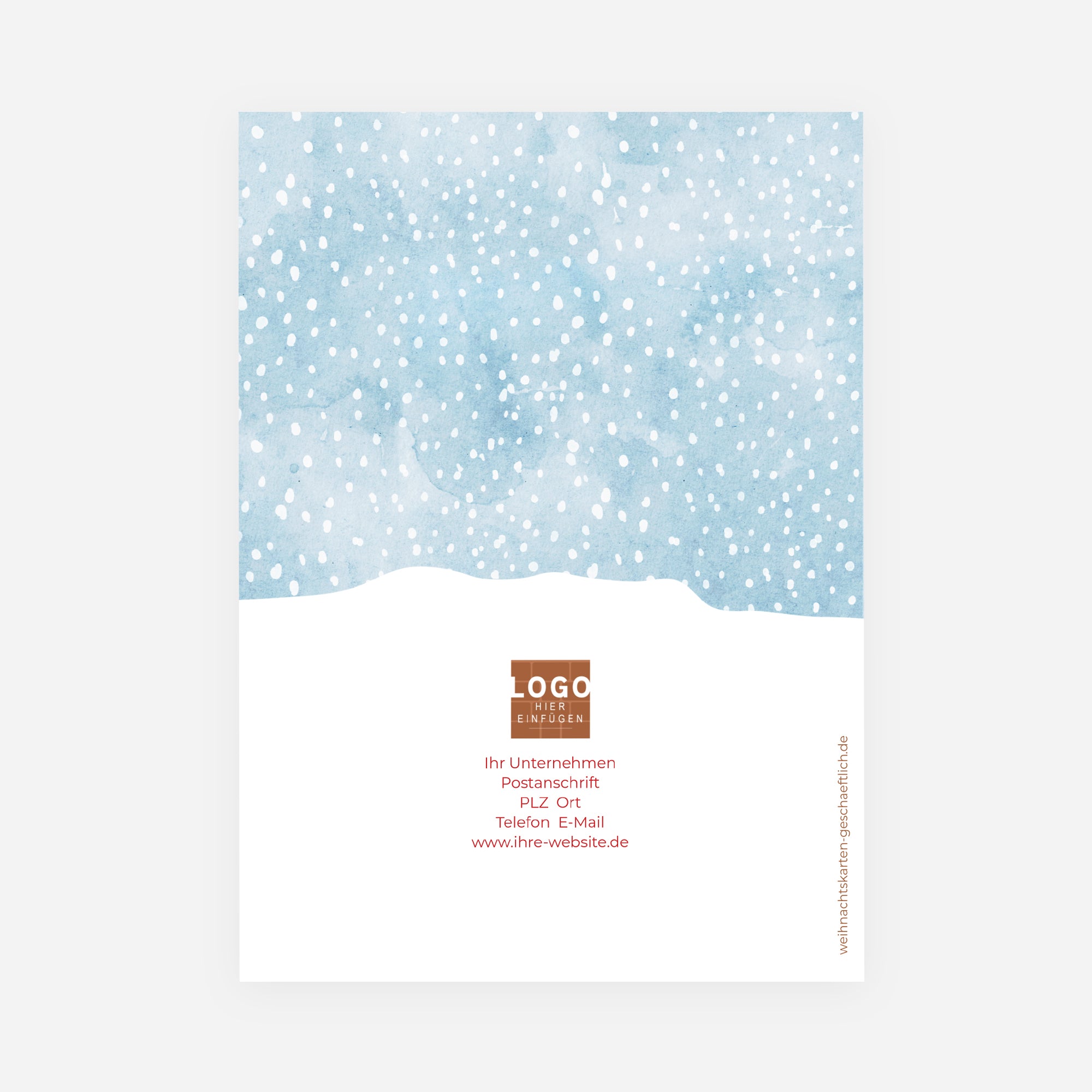 Weihnachtsüberraschung | Weihnachtskarte • Hochformat klappbar photo N° 3