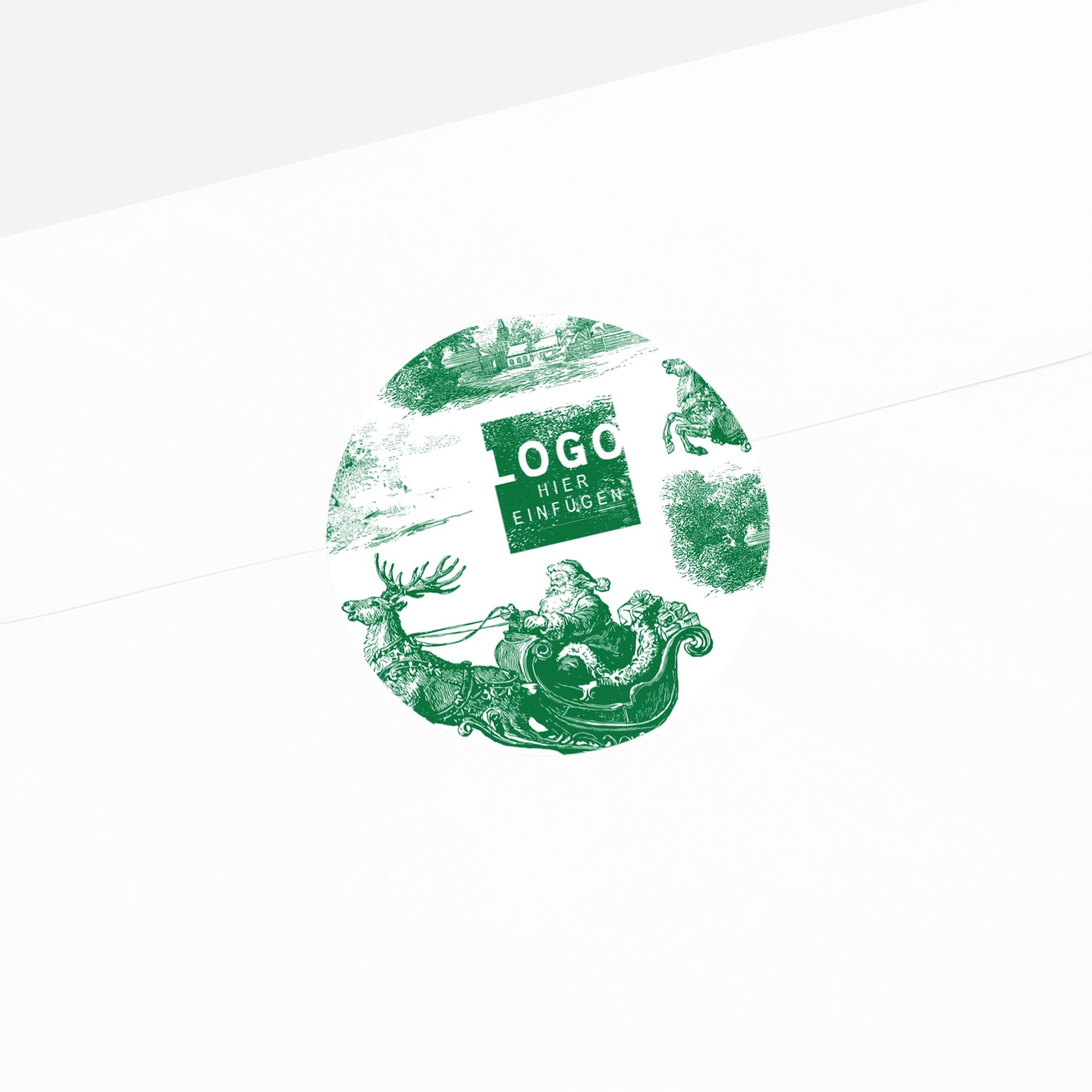Winterliche Reise | Sticker • Rund photo N° 2