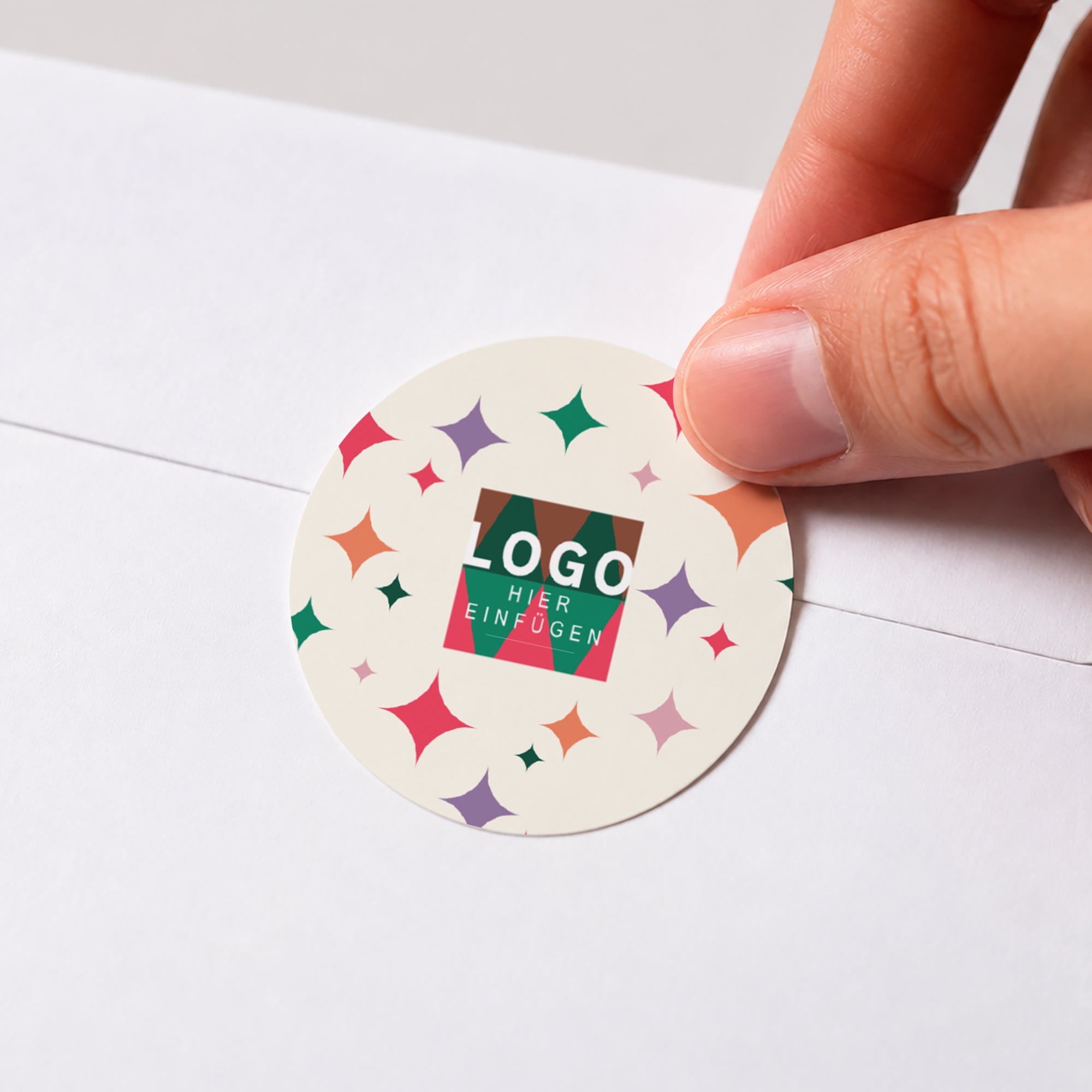 Festliches Funkeln | Sticker • Rund photo N° 1