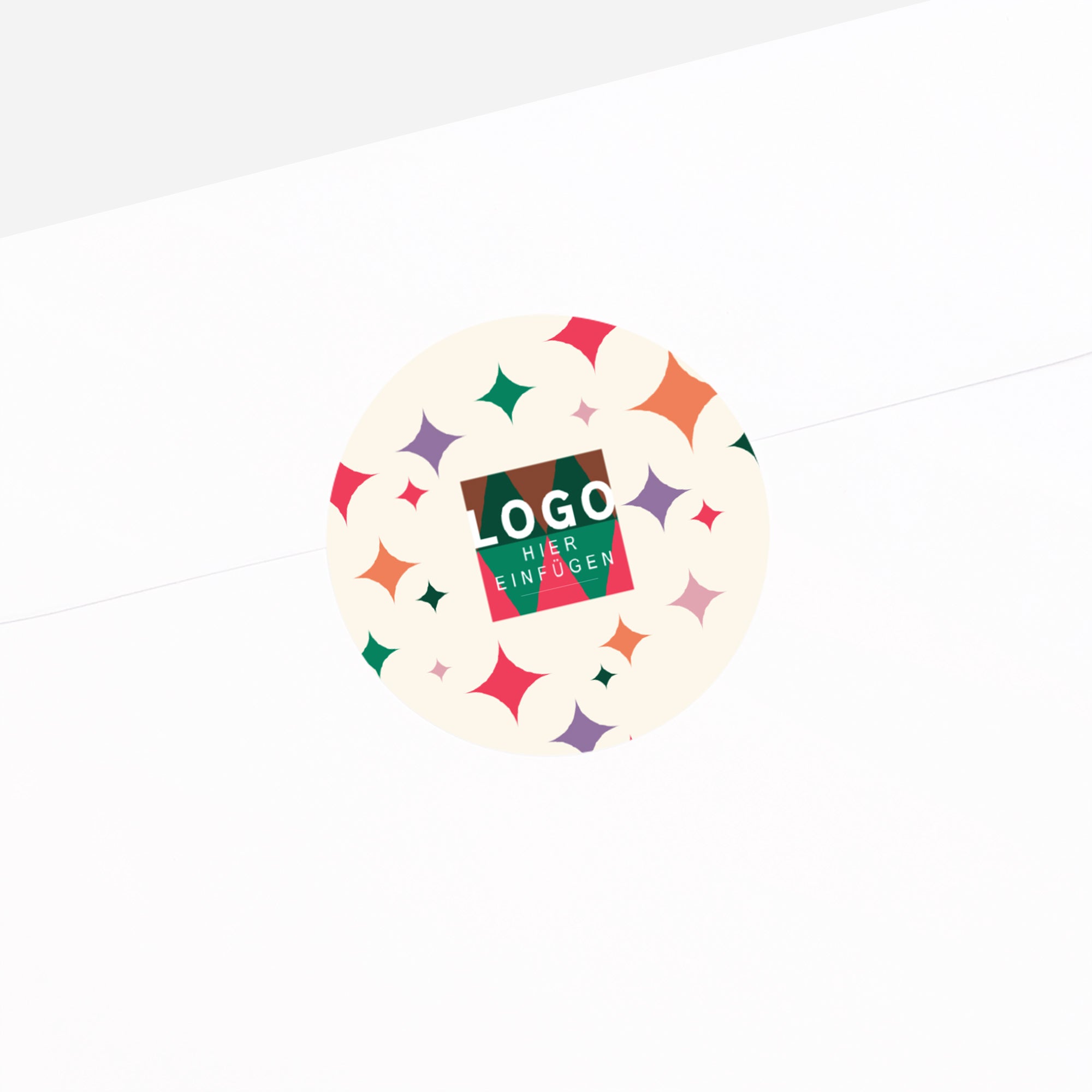Festliches Funkeln | Sticker • Rund photo N° 2