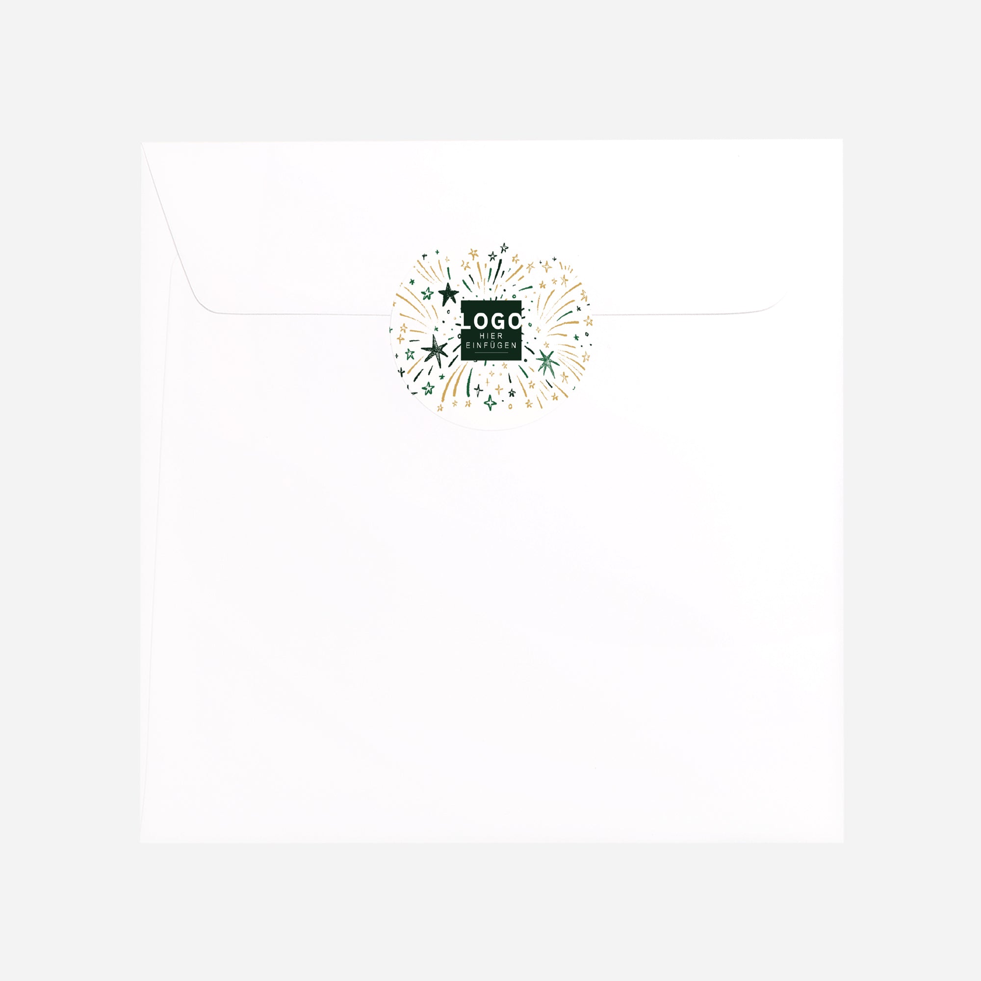 Goldenes Feuerwerk | Sticker • Rund photo N° 3