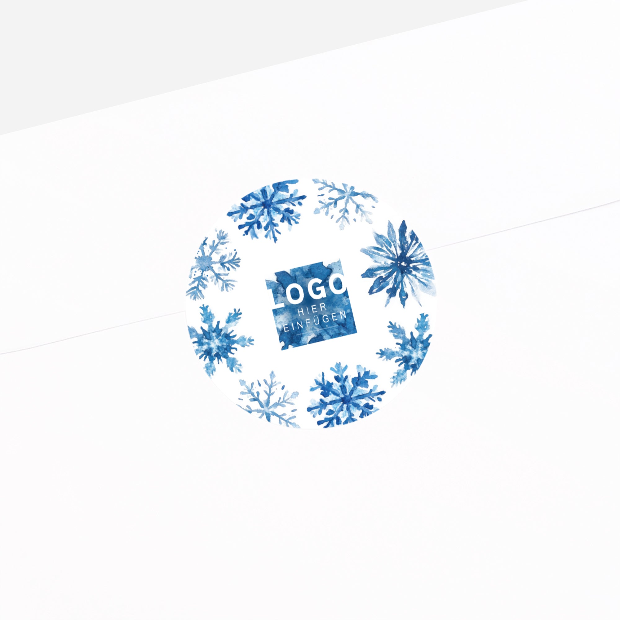 Winterliche Eleganz | Sticker • Rund photo N° 2