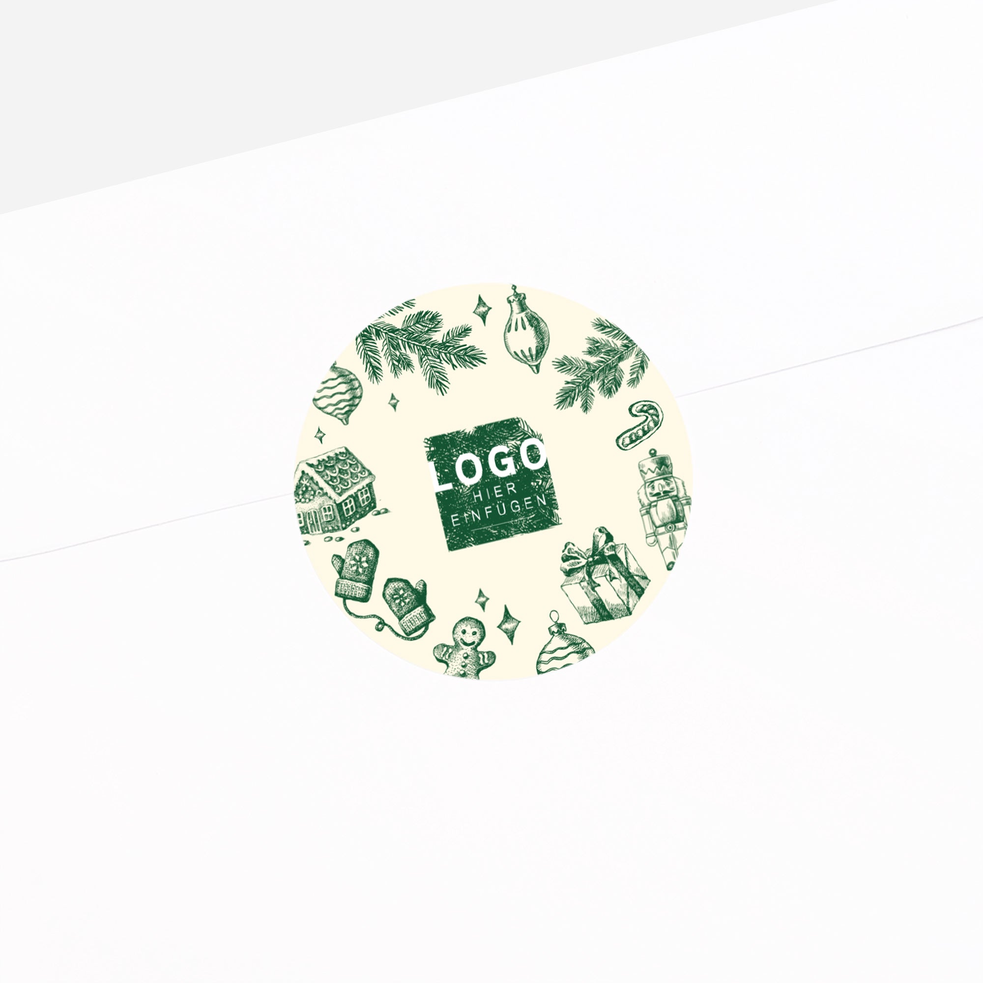 Festliche Erinnerungen | Sticker • Rund photo N° 2
