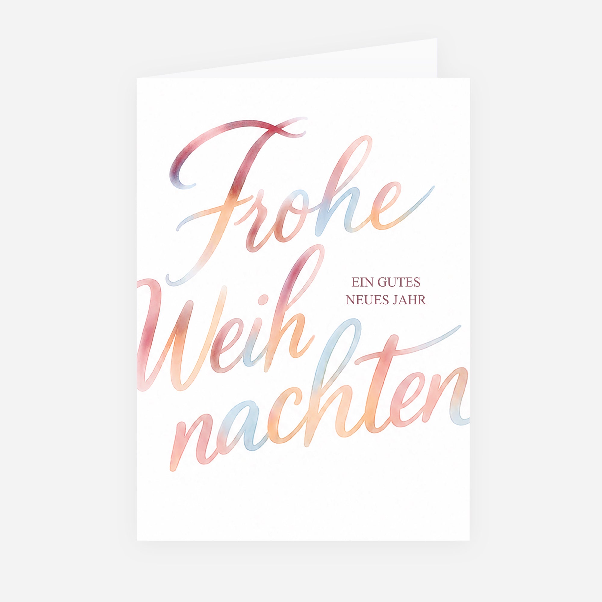 Lichtzauber | Weihnachtskarte • Hochformat klappbar photo N° 1