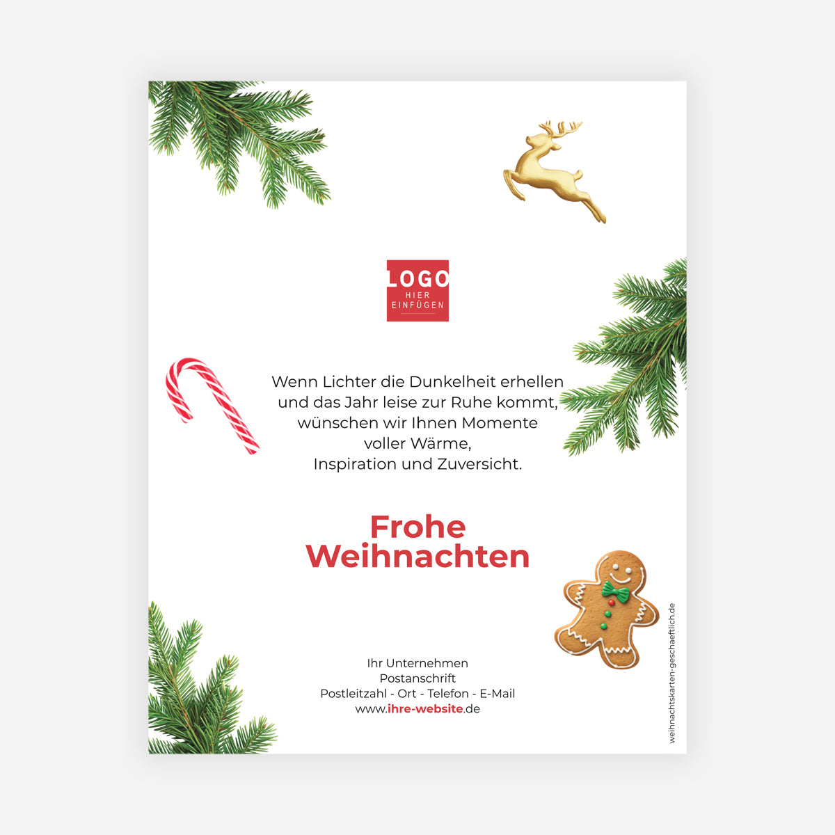 Zauber der Feiertage | Digitale Weihnachtskarten • eCard Bild photo N° 1