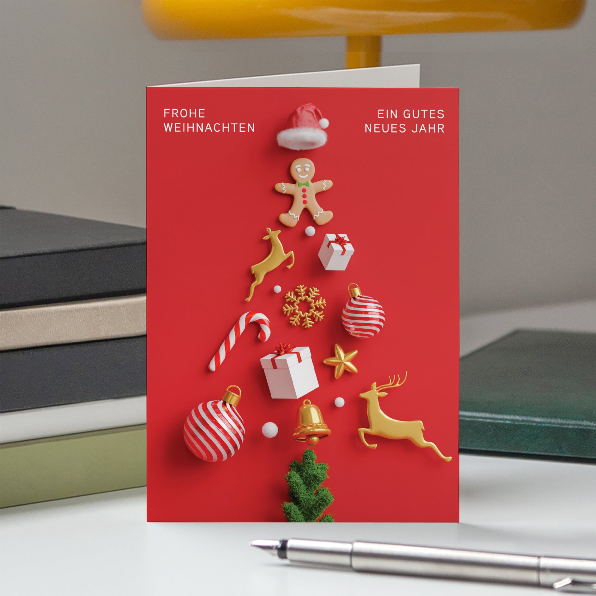 Zauber der Feiertage | Weihnachtskarte • Hochformat klappbar photo N° 5