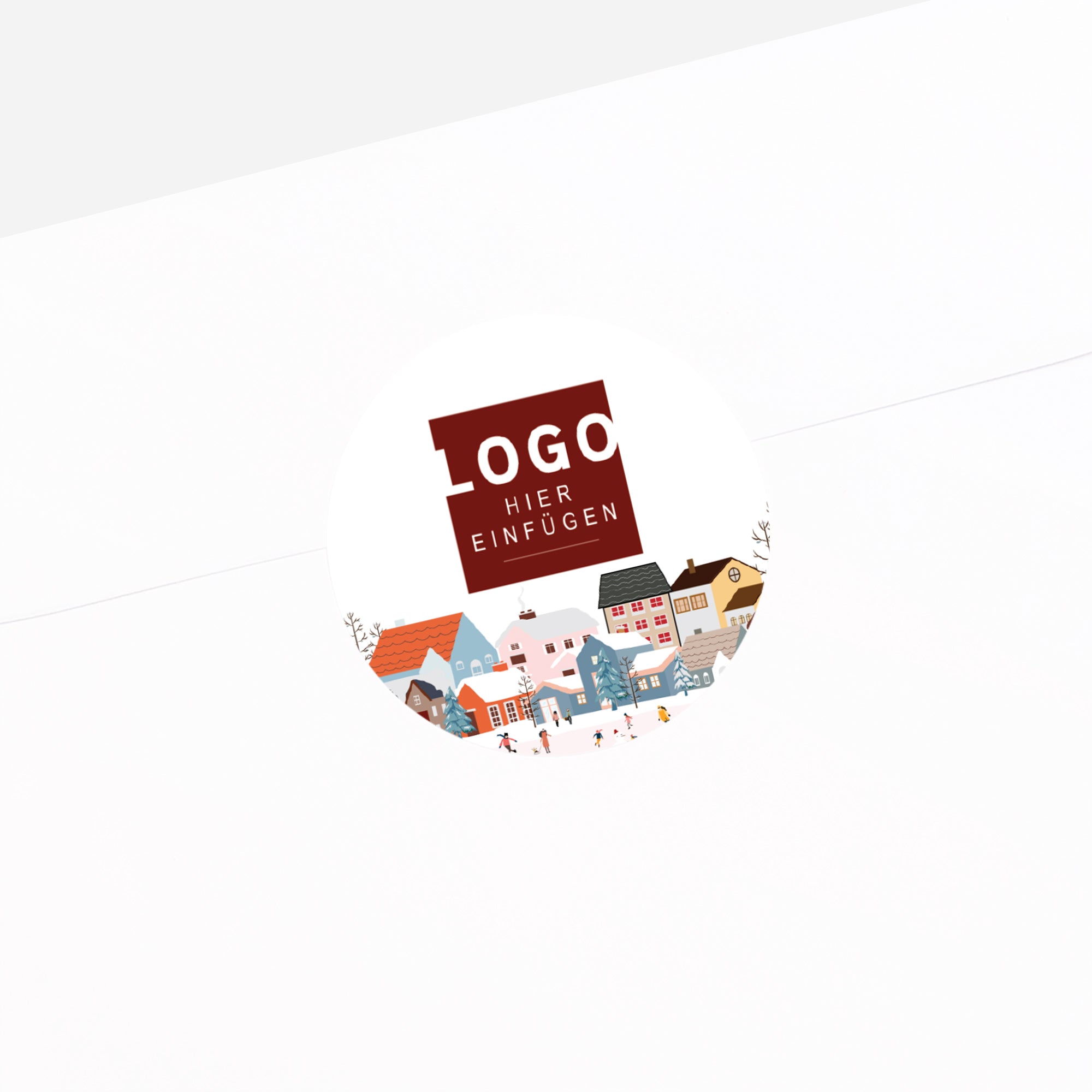 Verzaubertes Dorf | Sticker • Rund photo N° 2