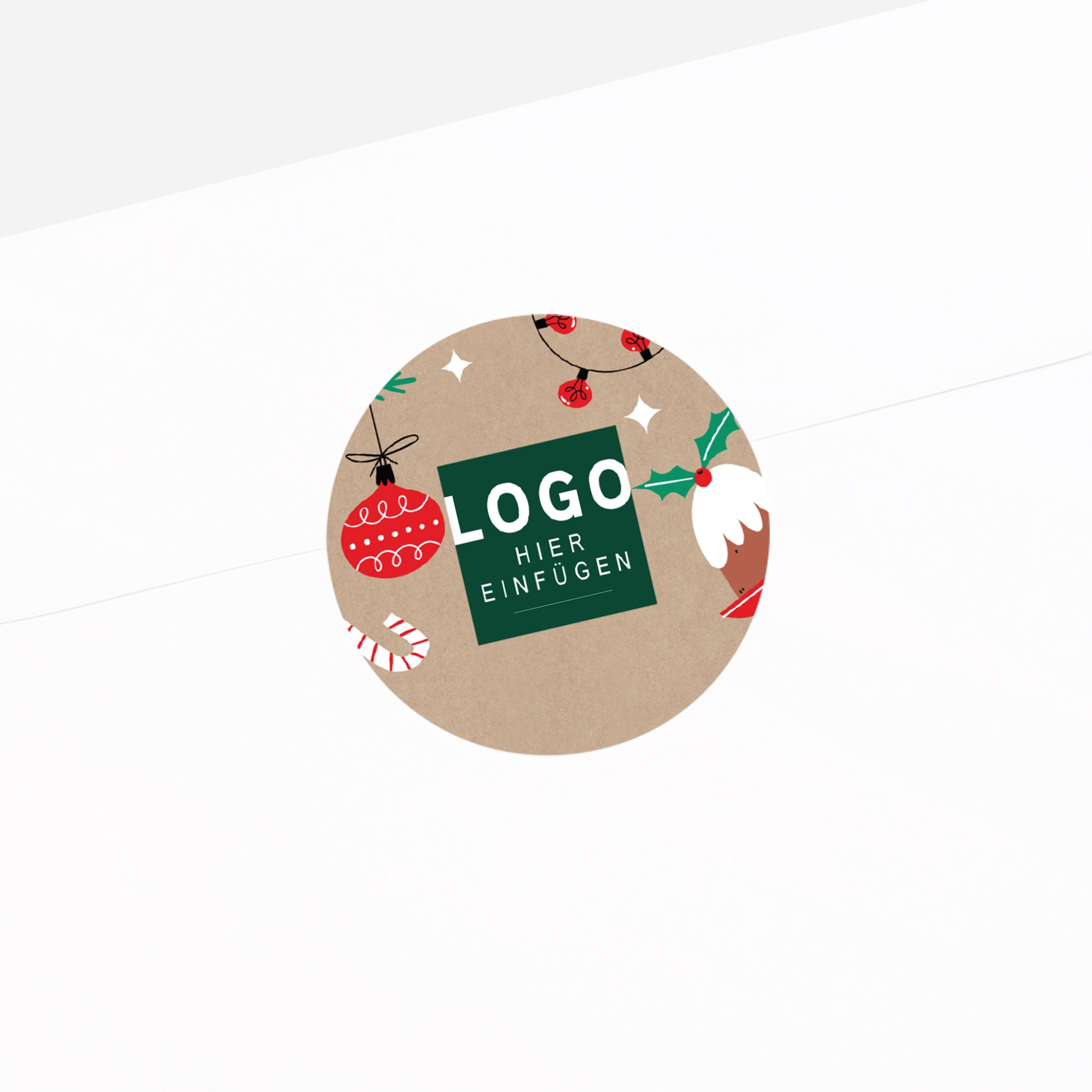 Weihnachten zu Hause | Sticker • Rund photo N° 2