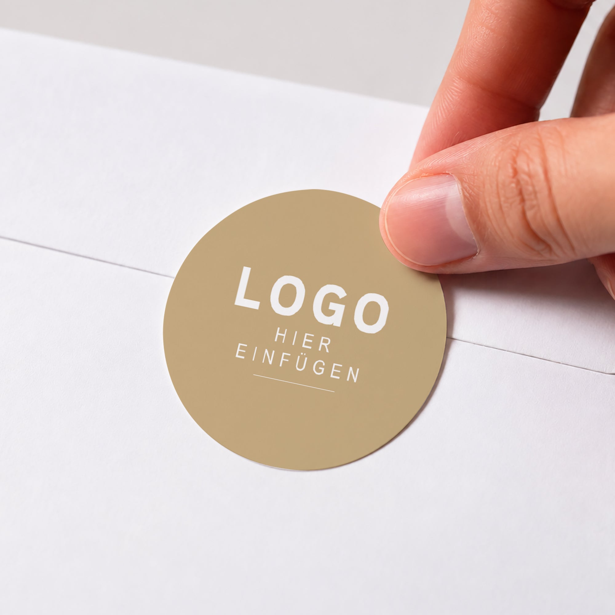 Kostbarer Tannenbaum | Sticker • Rund photo N° 1