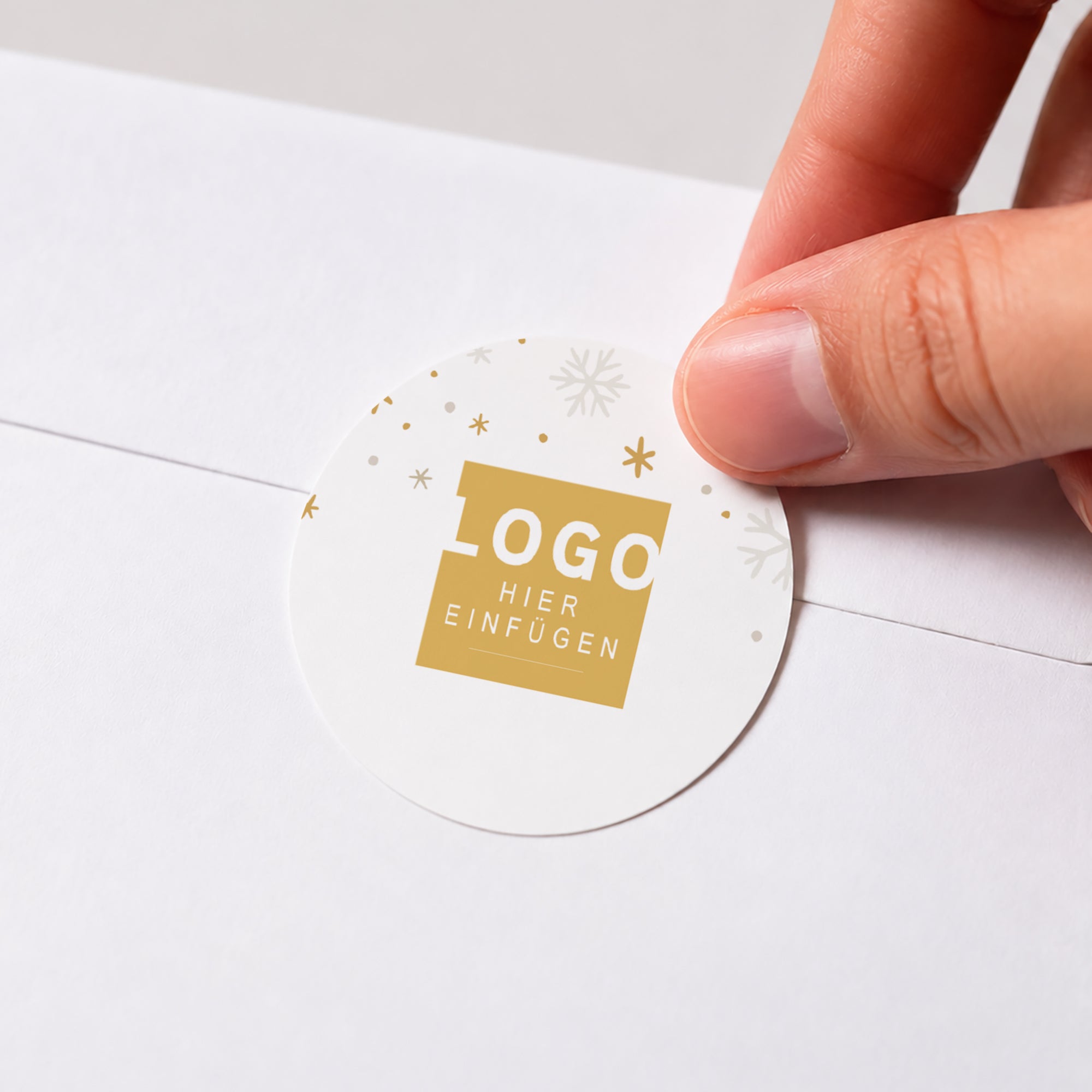 Edel Schnee | Sticker • Rund photo N° 1