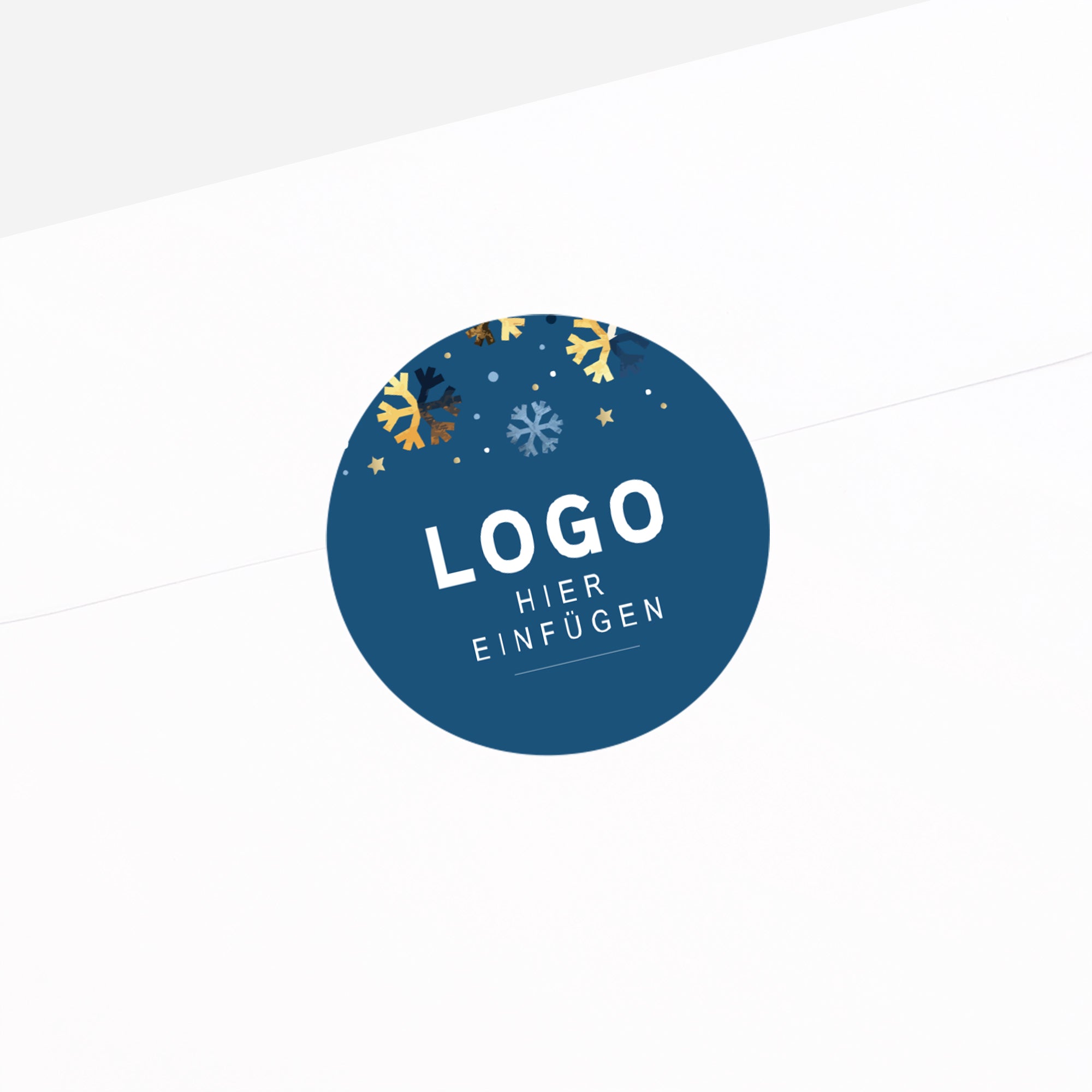 Winterkristalle | Sticker • Rund photo N° 2