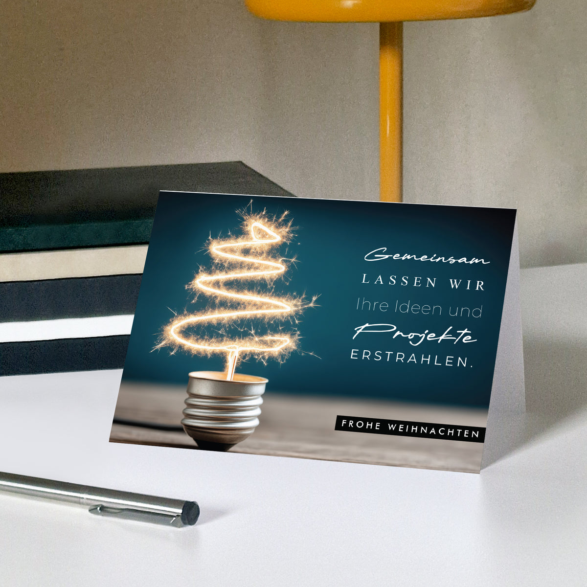 Zukunftsfunke | Weihnachtskarte • Horizontal klappbar photo N° 5
